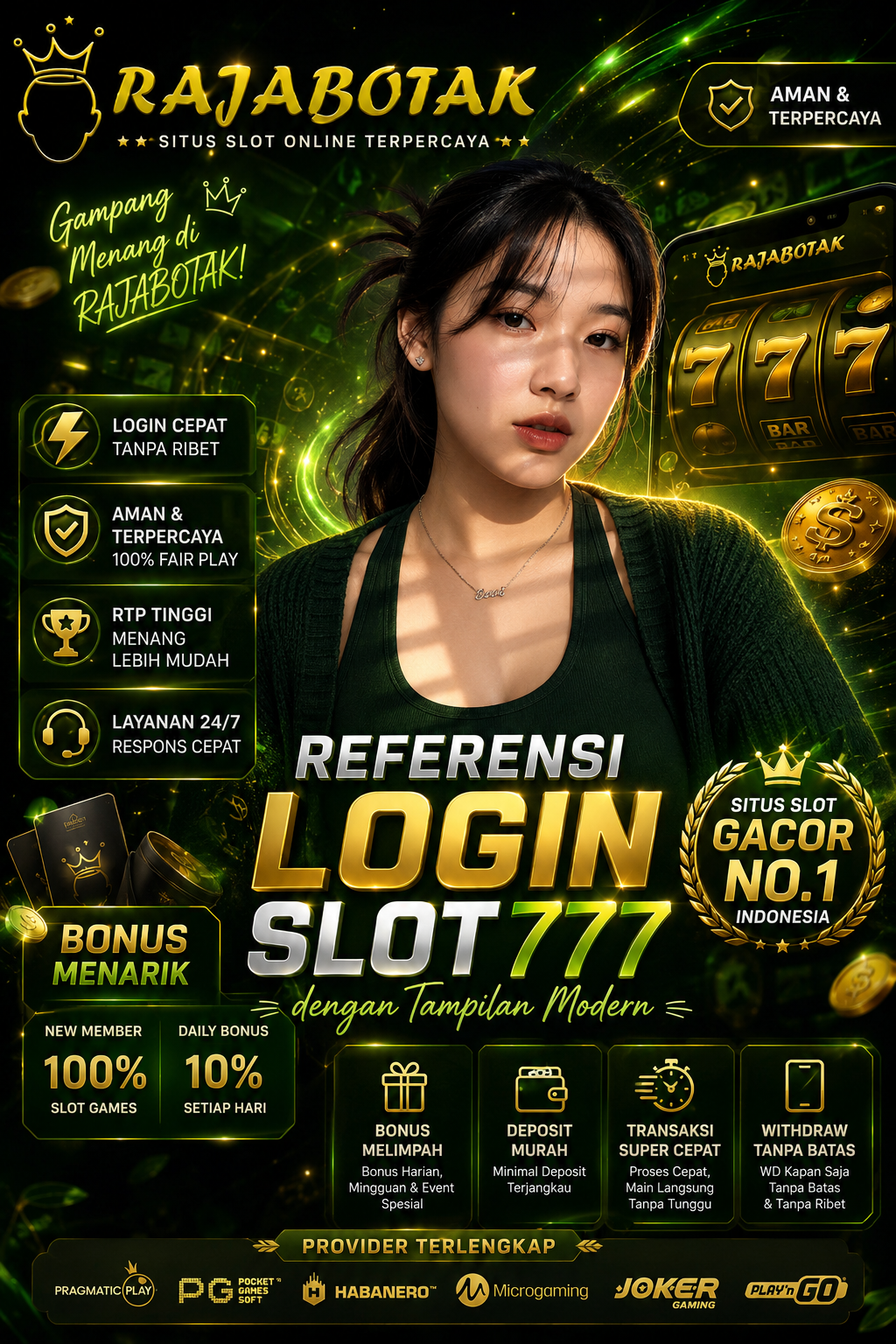 RAJABOTAK | Referensi Login Slot777 dengan Tampilan Modern